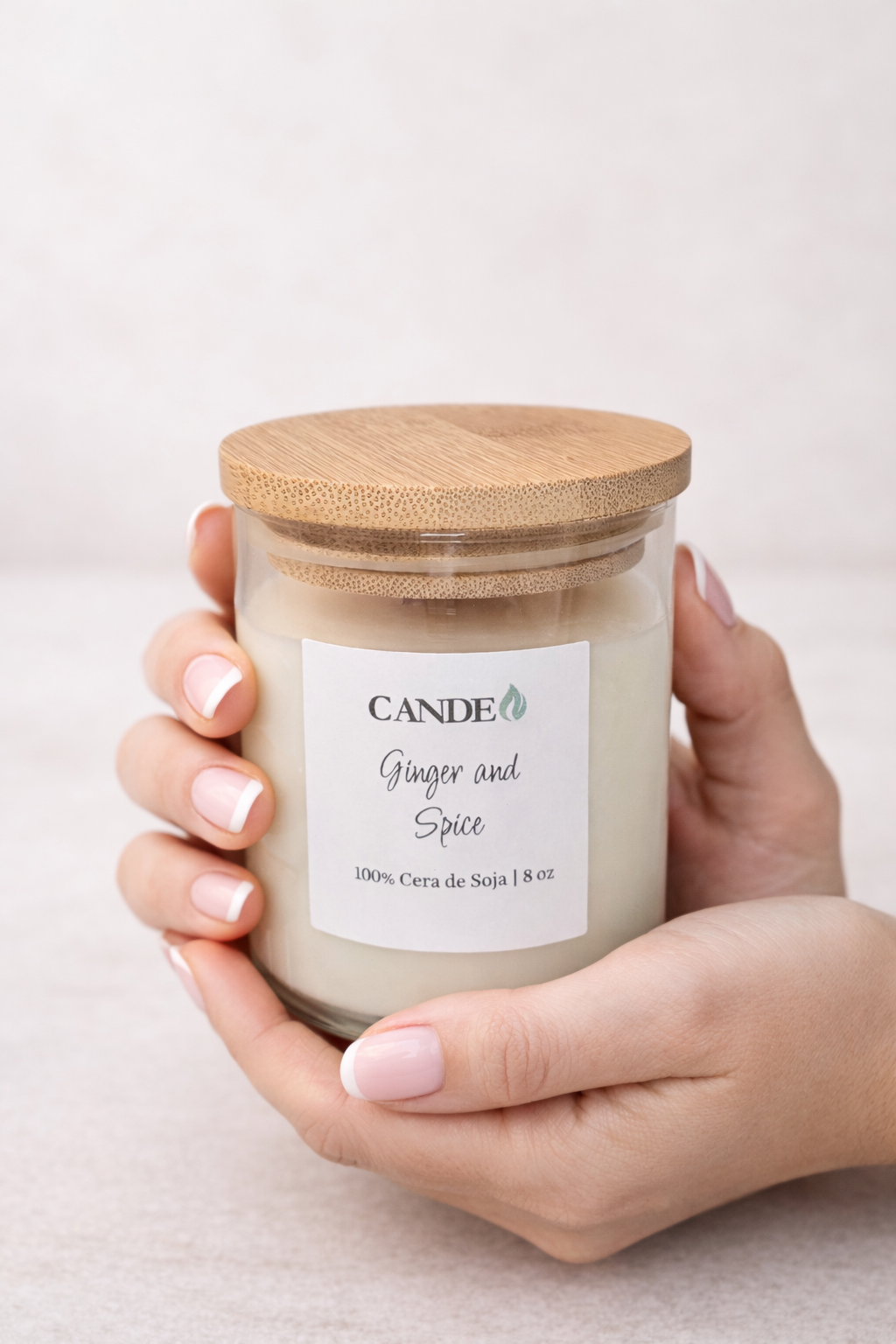 Vela Aromática de Soja - Ginger and Spice (Aroma Cálido)