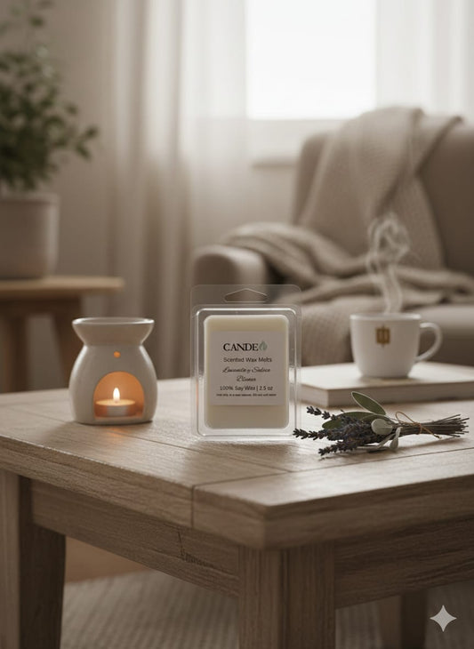 Wax Melts de Soja – Lavender & White Sage